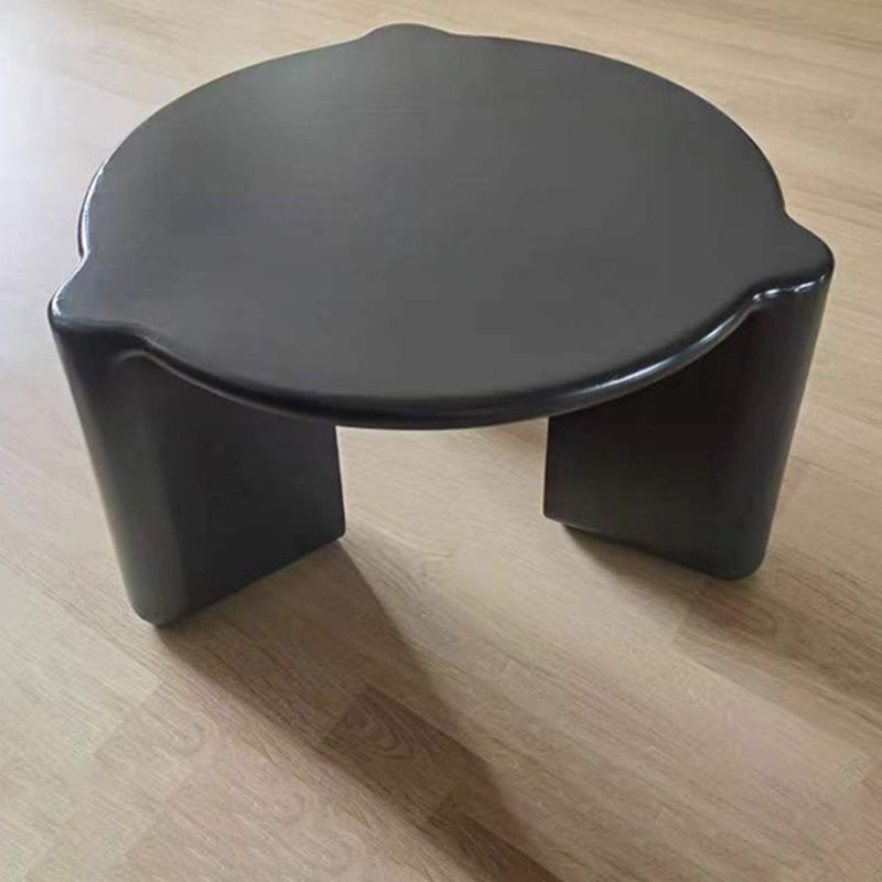 Modern Style Round Wooden Table with 3 Legs Base Coffee Table