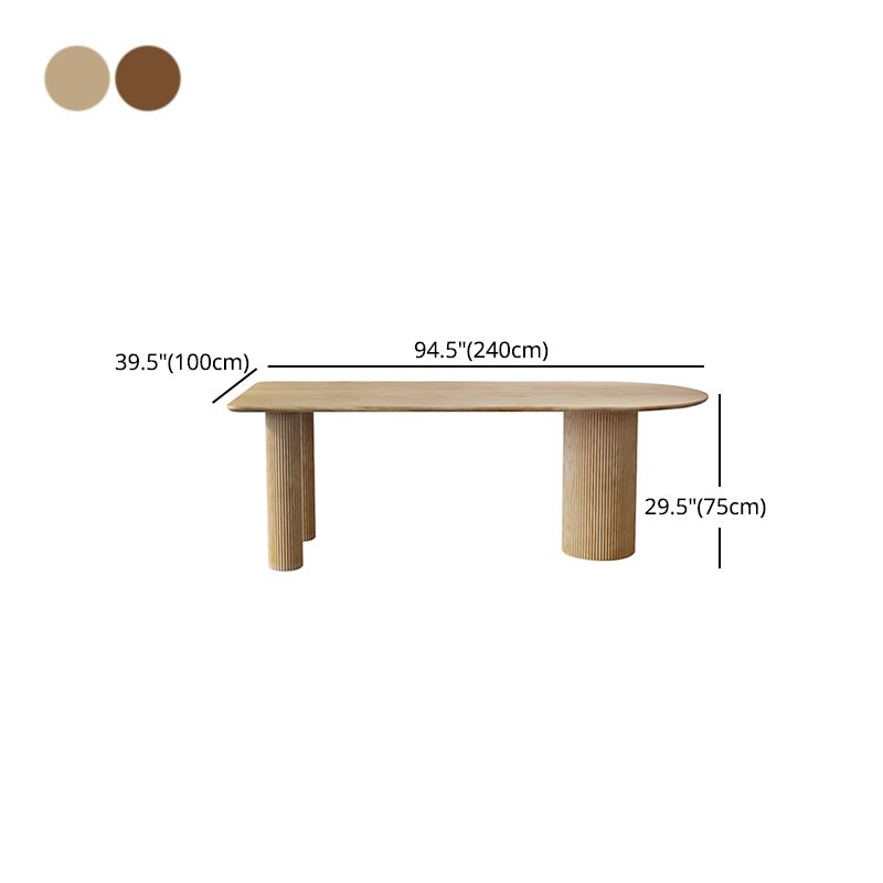 Contemporary Style Dining Table Dining Room Kitchen Table with Tripod Base