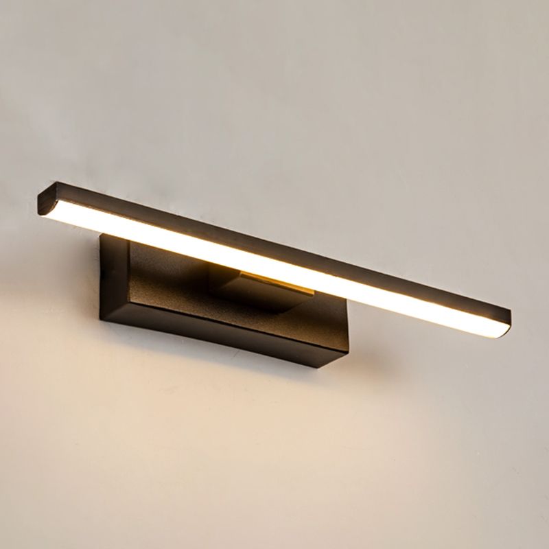 Modern Style Metal Wall Light Strip Rotatable LED Wall Sconce for Bedroom