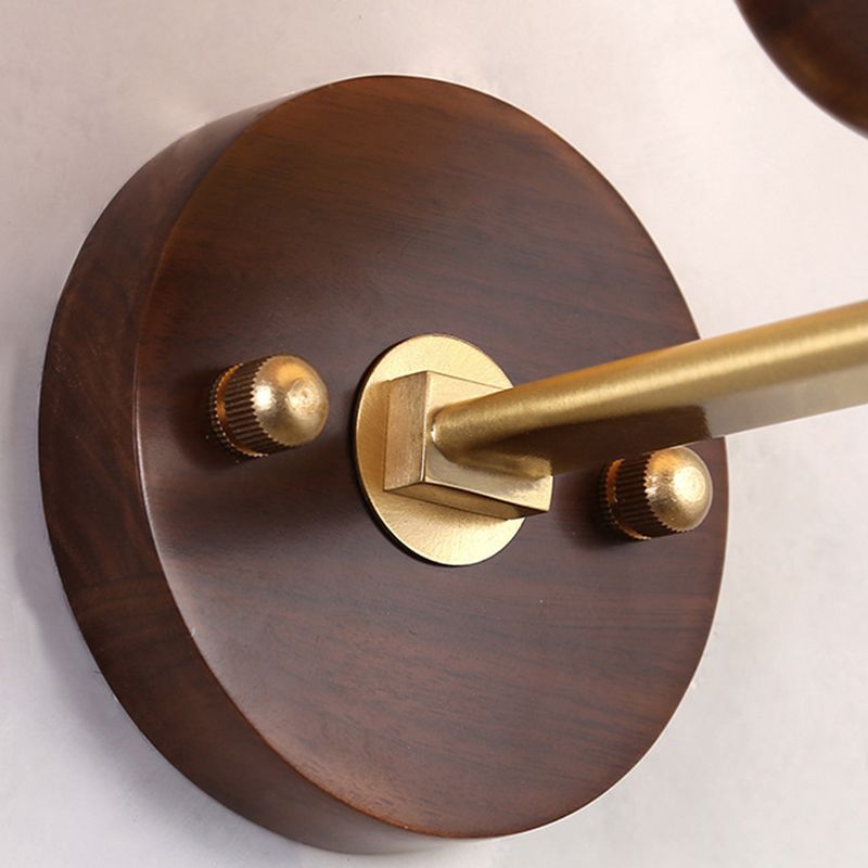 Unique Shape Wall Light Fixture Modern Wood Wall Mounted Lighting for Dining Room
