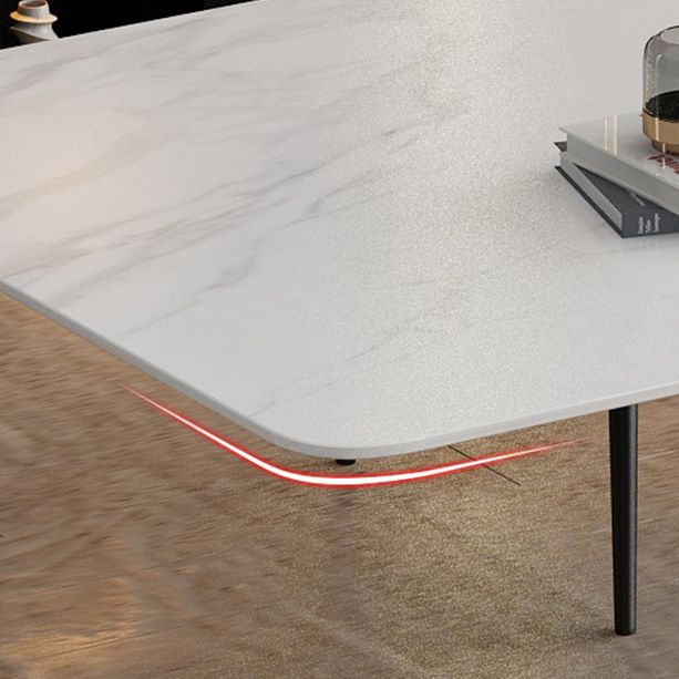 Modern Rectangle Dinette Set 1/2/5/7 Pieces Dining Table Set with Sintered Stone Top