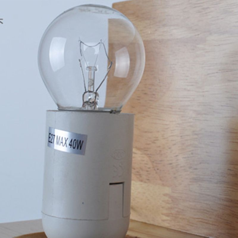 Illuminazione a parete quadrata in stile nordico lampada da parete camera da letto in legno in beige