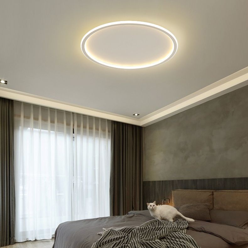 Schlafzimmer LED Flush Deckenleuchten Super-dünne zeitgenössische Flush Mount Licht mit Kreis Form