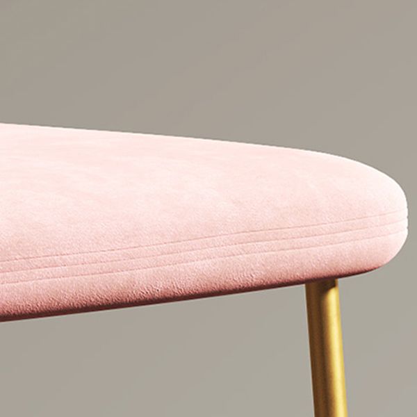 Sillas de comedor tapizadas de estilo escandinavo, respaldo abierto, silla lateral