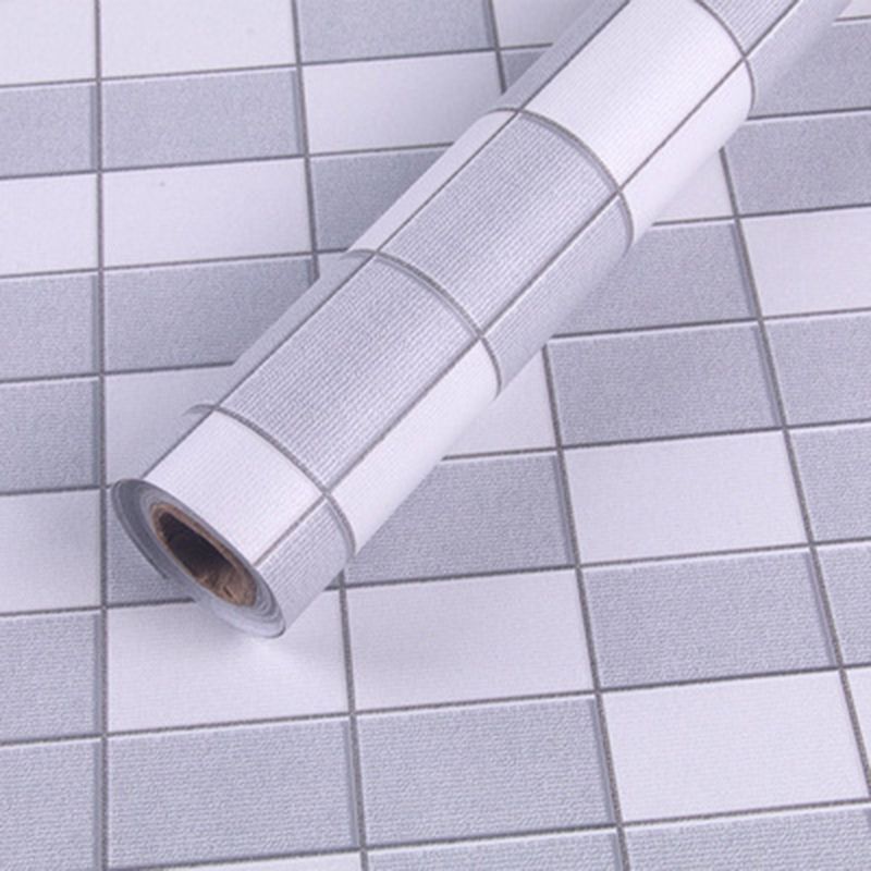 Eigentijdse stijl behangrol effen gekleurd Peel and Stick wanddecoratie, meerkleurig