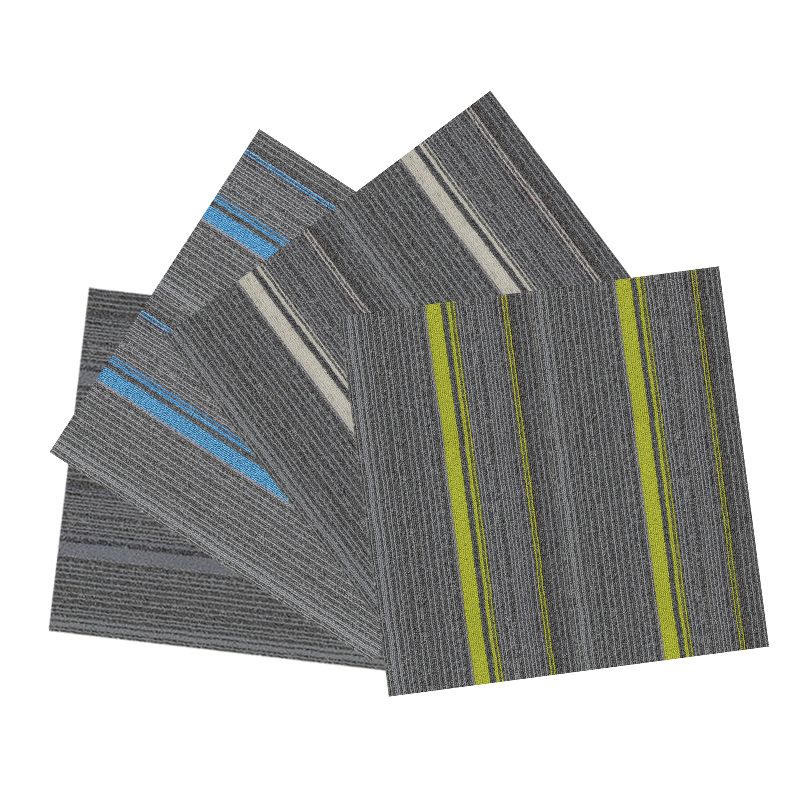 Modern Carpet Tiles Self Adhesive Multi Level Loop Fade Resistant Carpet Tile