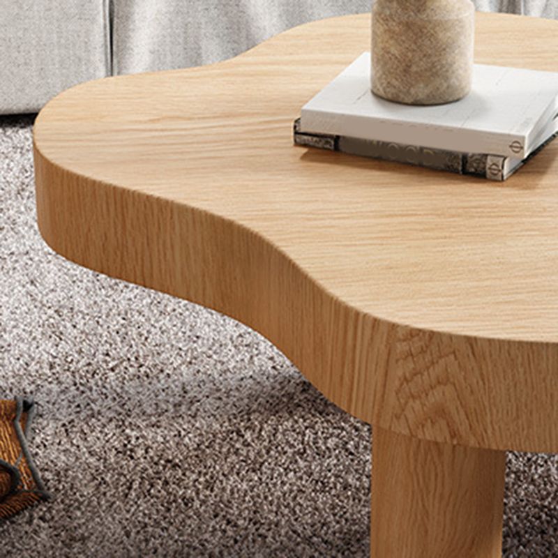 Scandinavian Solid Wood 3 Legs Coffee Cocktail Table - 15.75" H