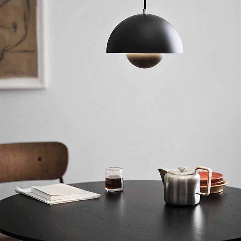 Luminaires pendentifs de style nordique 1 lumière minimaliste macaron suspendu