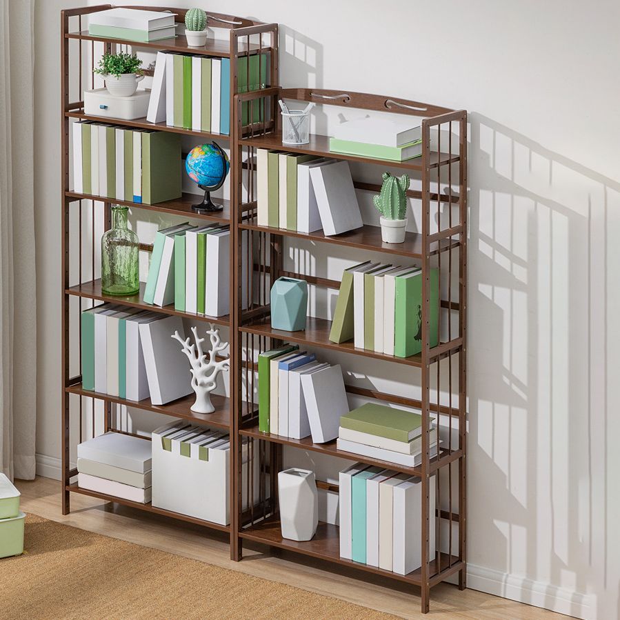 Rectangle Wooden Bookshelf Modern Style Home Office Bookcase
