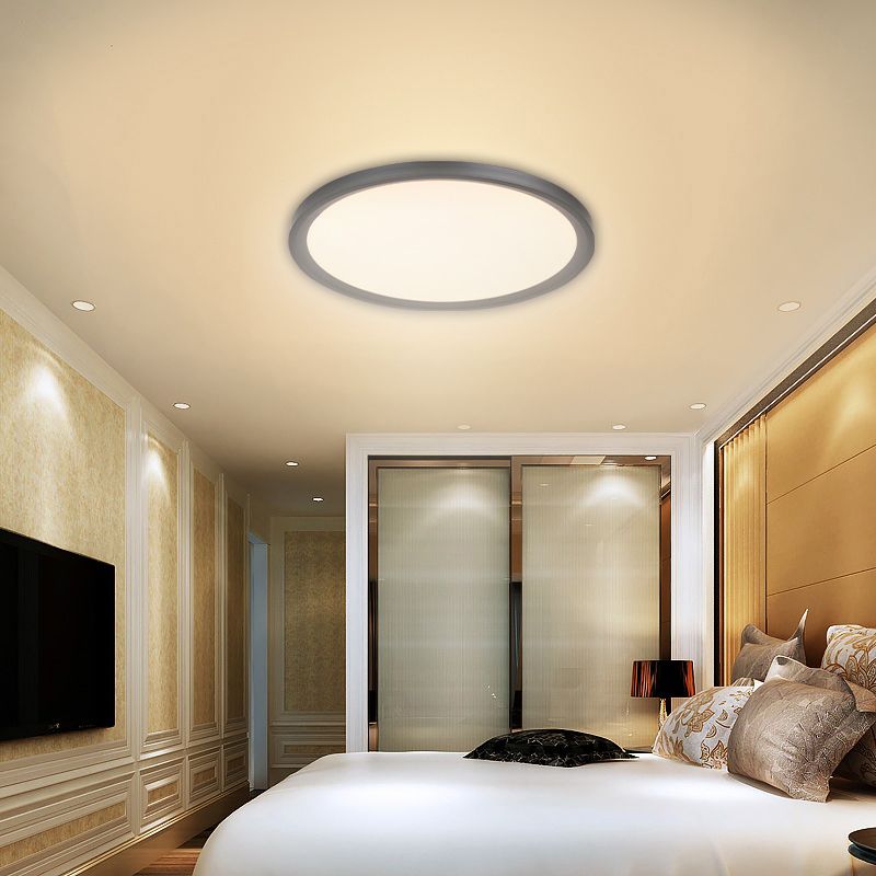 Disk Led Flush Mount Ceiling Light Nordic Acrylic Living Room Flush Mount Fixture