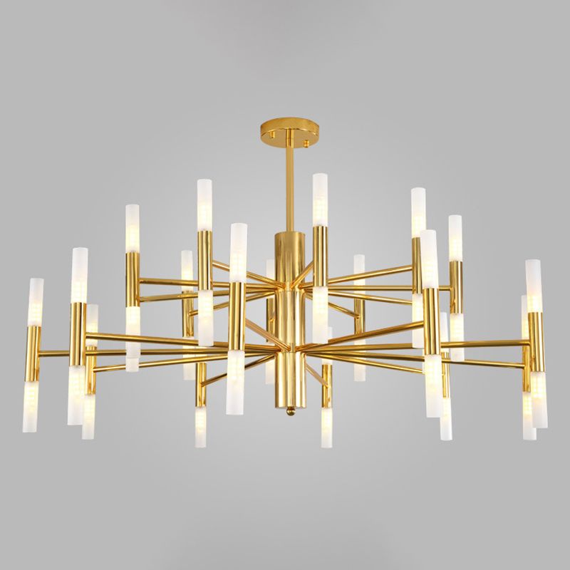 Acryl cilindrische hanger kroonluchter modern-stijl hangende kroonluchter voor woonkamer