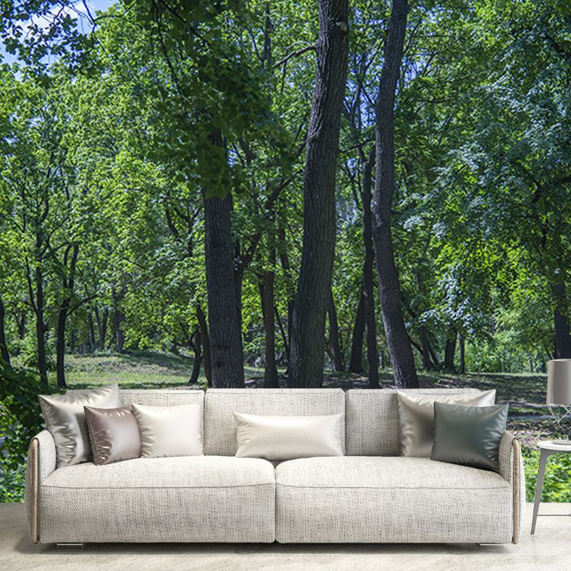 Customized Forest Mural Wall Covering Decorative Mildew Resistant for Reading Room