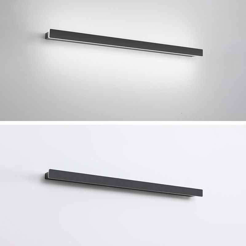 Rectangle Shaped Wall Sconce Modern Metal Acrylic LED Indoor Wall Mount Light (Without Decorations)