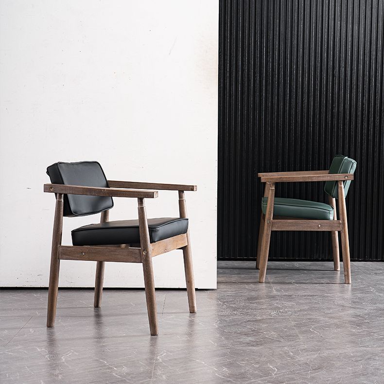 Chaise de salle à manger carrée en cuir contemporaine Open Danding Dining Sicater