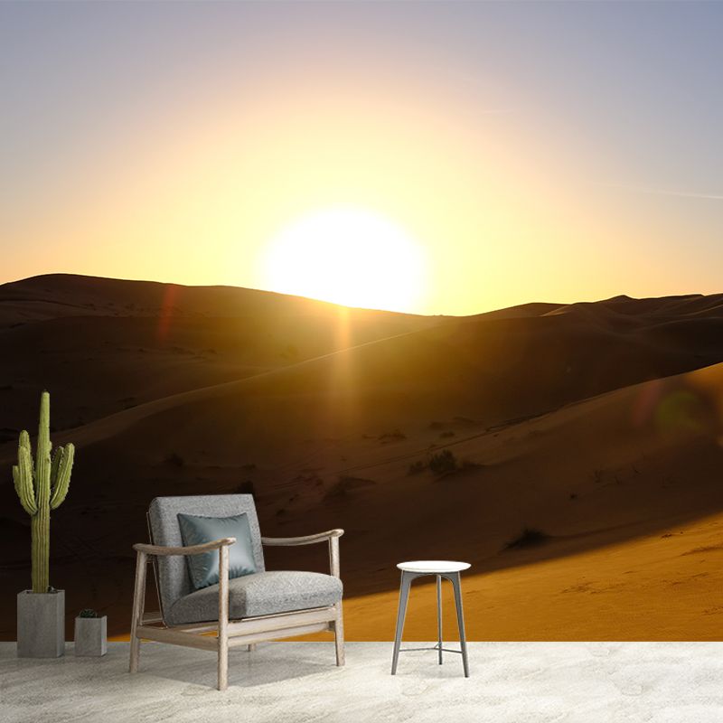 Desert Nature Landscape Removable Wall Mural for Dining Room, Water Resistant
