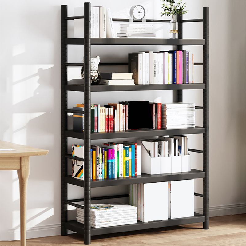 Modern Open Back Metal Shelf Bookcase Shelves Included for Home Office