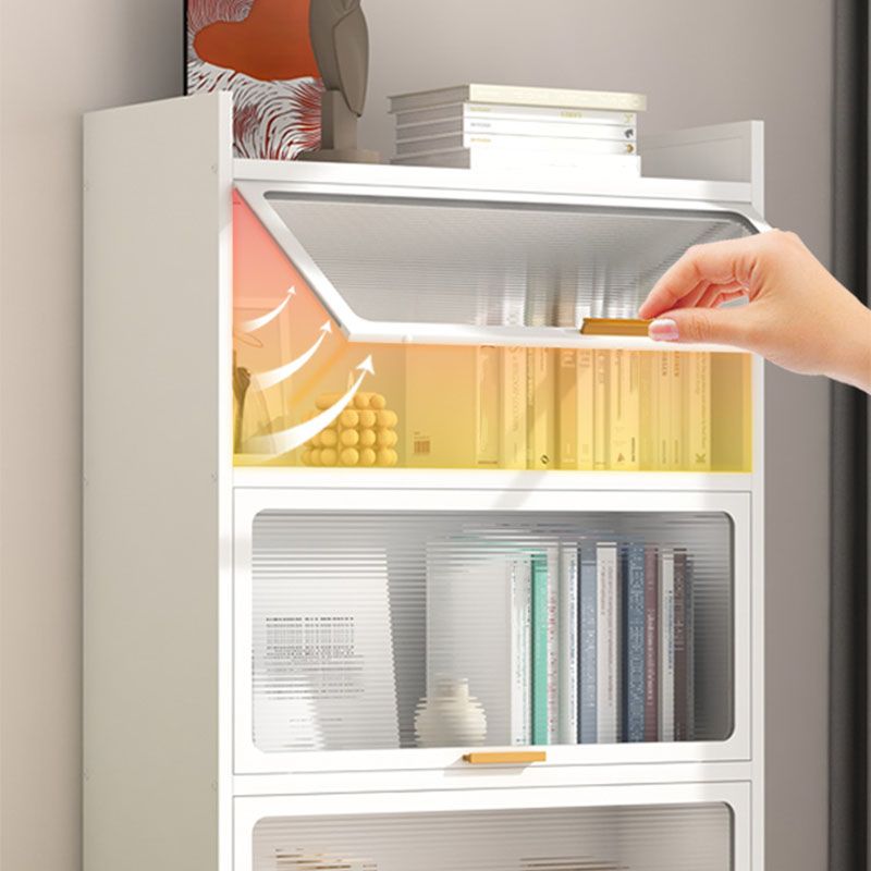 Standard Shelf Bookcase Contemporary Steel Bookcase for Study Room