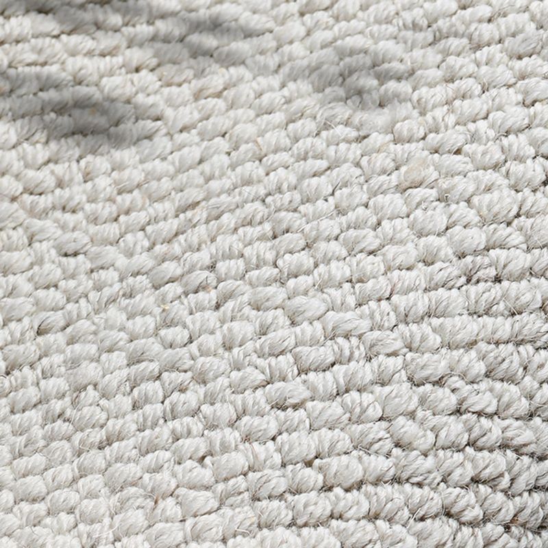 Grauer moderner Teppich aus einfarbigem Polyester, rutschfester Teppich für die Inneneinrichtung