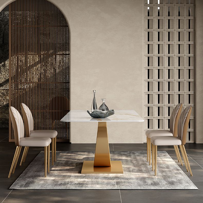 Glam 1/3/4/5/7 Pieces Dining Set Sintered Stone Dining Table Set