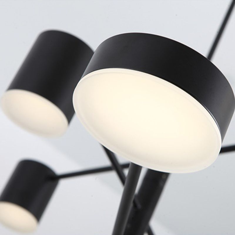 Moderne stijl LED kroonluchter licht Multi Light Metal hanglamp voor woonkamer