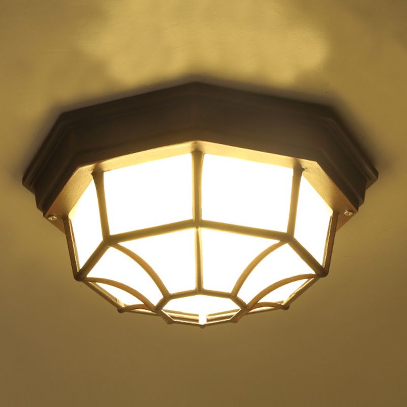 Plafonnier LED de Style Simple et moderne, luminaire d'extérieur antirouille à montage encastré