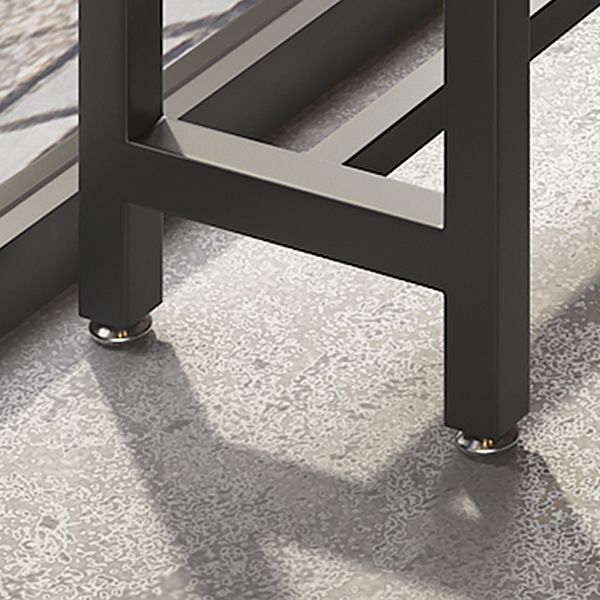 Modern 1/7 Pieces Bar Table Set Rectangle Pine Wood Counter Table for Milk Tea Shop