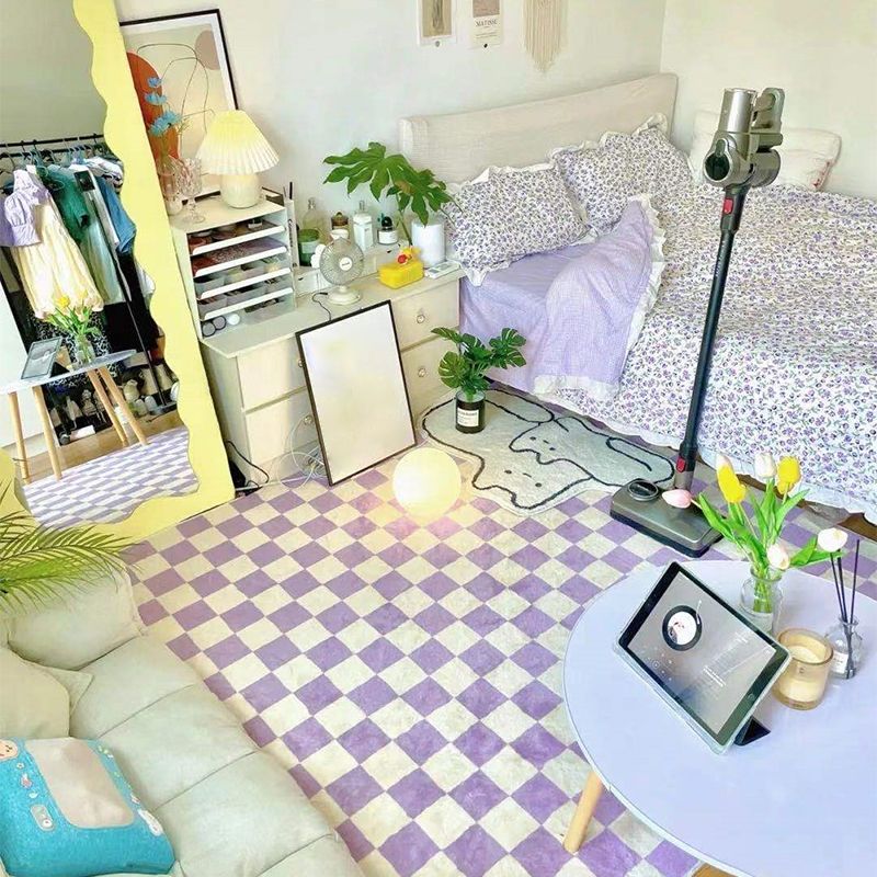 Tappeto moderno nero moderno tappeto in poliestere area di poliestere tappeto anti-slip easy cure per decorazioni per la casa