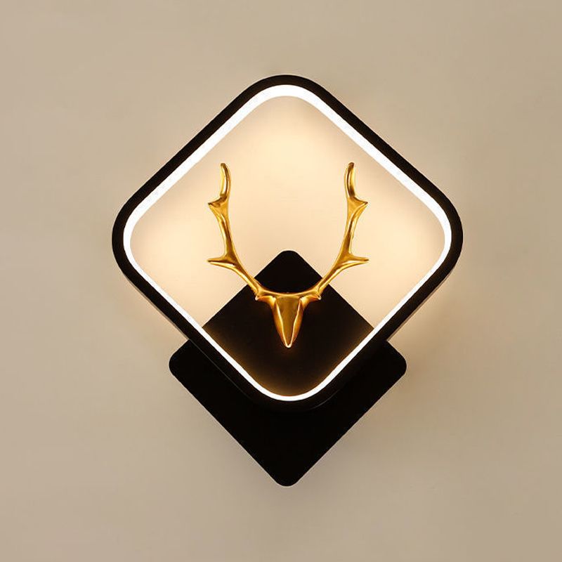 Modern Simple Wall Mount Light LED Wall Sconce Light with Silica Gel Shade for Bedroom