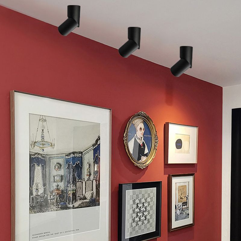 Mini LED Cylindrique Surface Ceiling Lamp Plafond Réglable Réglable