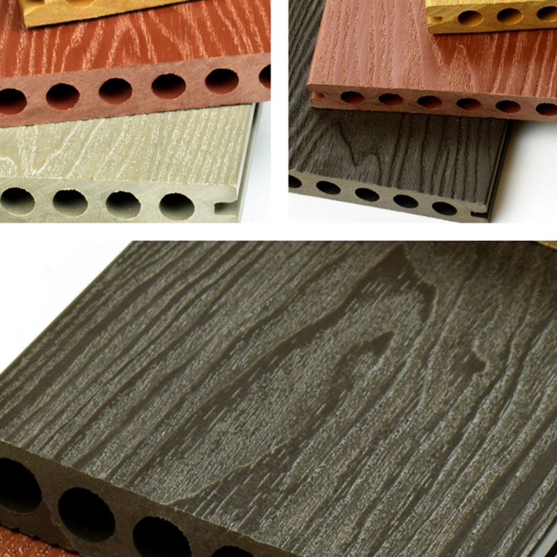 Nailed Decking Tiles Composite 118" x 5.5" Deck Tile Kit Outdoor Patio