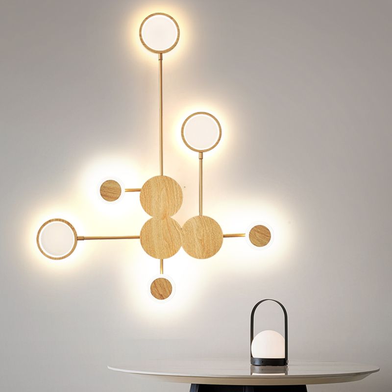 Multi -Leuchten rechteckige Wandlampen moderne Metallwandlampen im modernen Stil