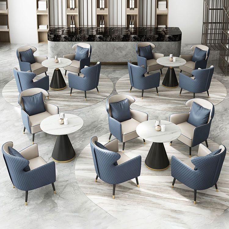 Glam Stone Furniture 1/5 Pcs Standard Height Dining Room Table and Chair
