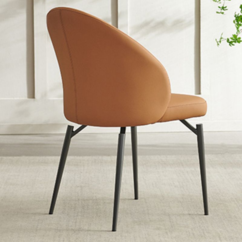 Modern Dining Accent Chair Upholstered Armless Dining Chairs