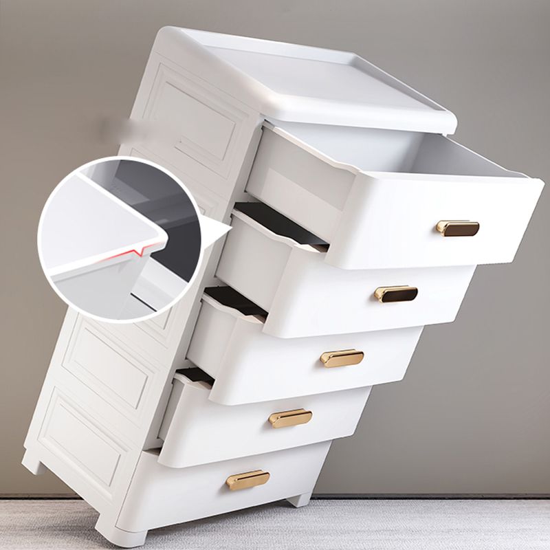 Bedroom Storage Cabinet Modern Plastic Drawers Wardrobe Cabinet