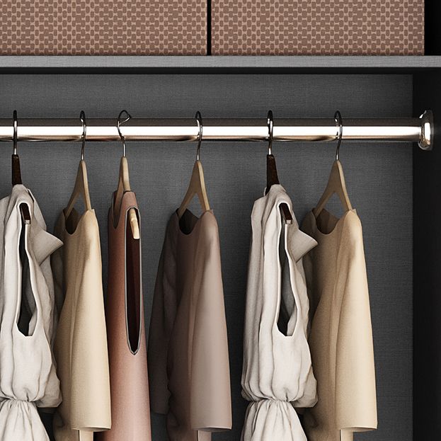 White Colour Wooden Wardrobe Contemporary Style Wardrobe Closet for Home