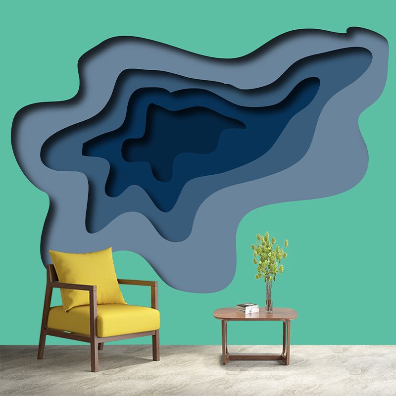 Environment Friendly Abstract Style Mural Wallpaper Illustration Indoor Wall Mural