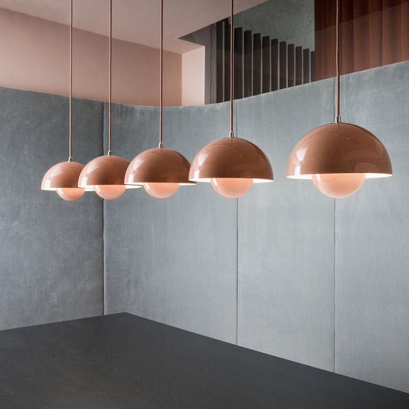 Publier de style moderne Hanging Light Metal 1-Light Pendant lampe pour le restaurant