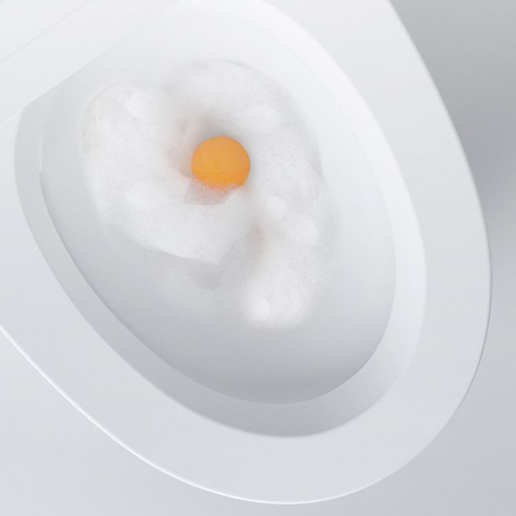 Contemporary One Piece Toilet Concealed Tank Toilet Bowl for Washroom