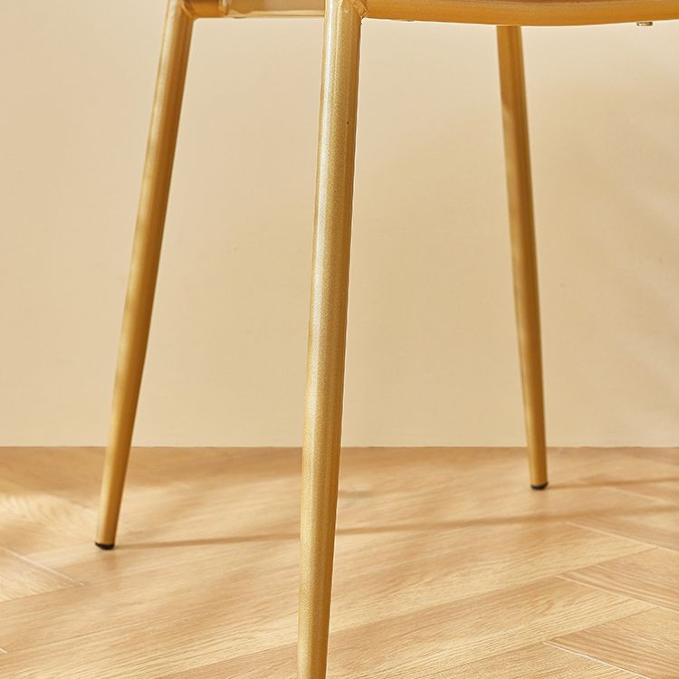 Metal de la cocina del estilo contemporáneo que cena el respaldo lateral de la silla que cena la silla lateral sin brazos