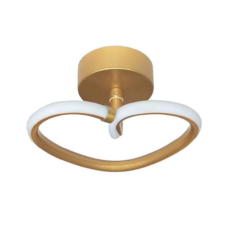 Plafoniere da incasso a forma di cuore Illuminazione da soffitto contemporanea per soggiorno