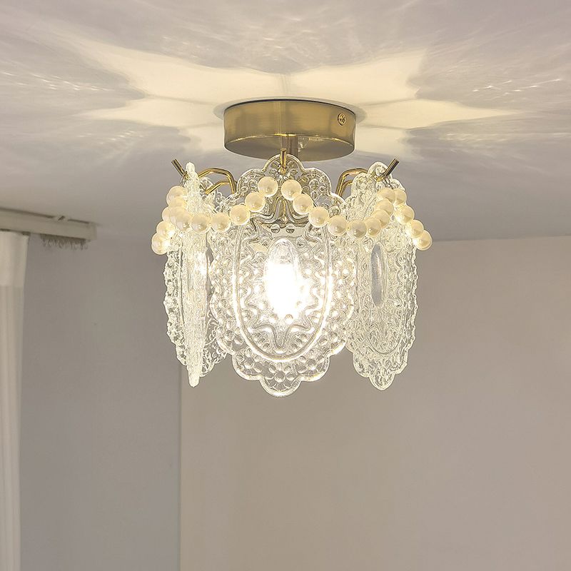 Contemporary Flush Mount Light Creative Glass Flush Mount Ceiling Light Fixture