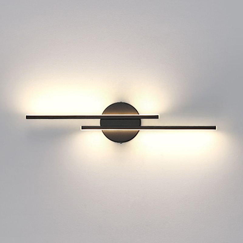 Modern Geometric Wall Mount Lamp Metal 2 Lights Wall Light Fixture