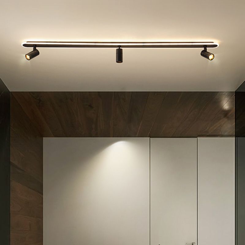 LED Flush Mount Ceiling Lighting with Spotlights Modern Ceiling Mounted Lights