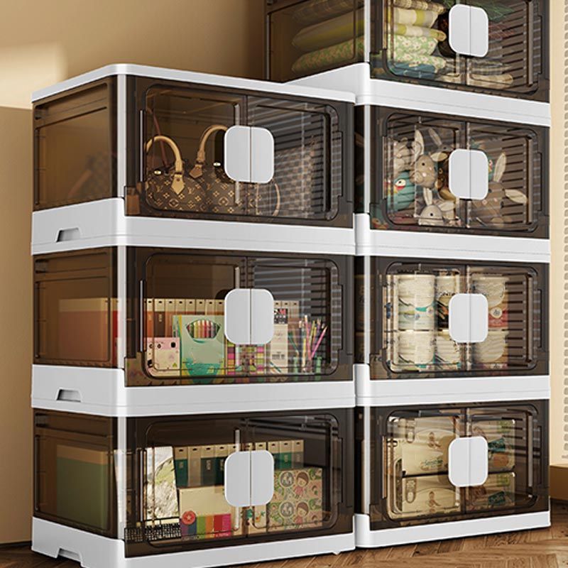 Hinged Storage Cabinet Contemporary Non-Hanging Wardrobe Closet