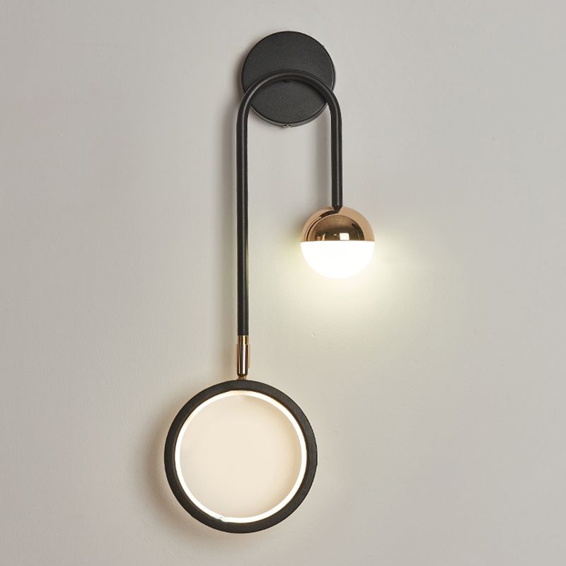 Nordischer Metall Wandleuchte geometrische LED -Wandleuchte für Wohnzimmer