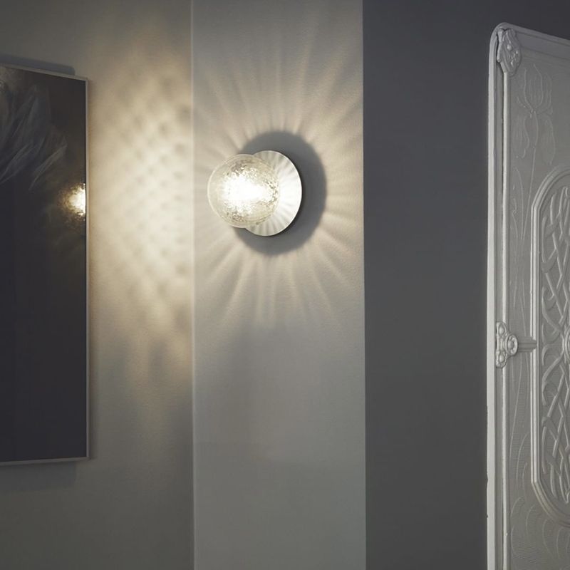 Contemporary Wall Sconce Lighting Creative Glass Ball Wall Light Fixture