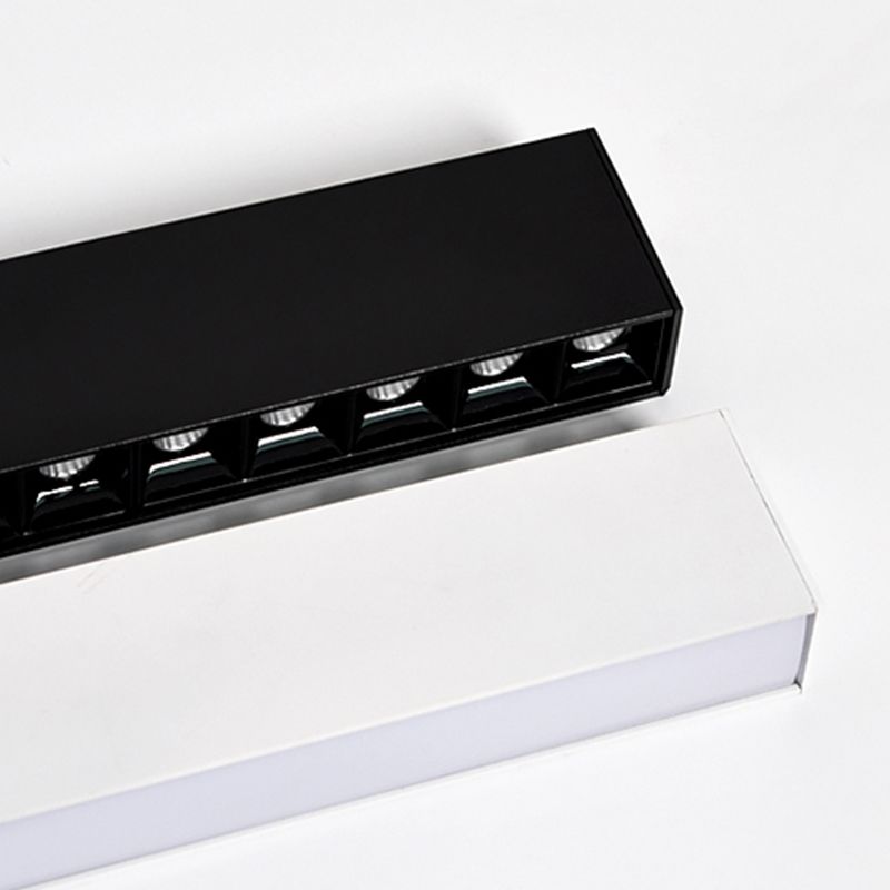 Modernes Rechteckinsel Light Restaurant LED Hängende Leuchten mit Acrylschatten