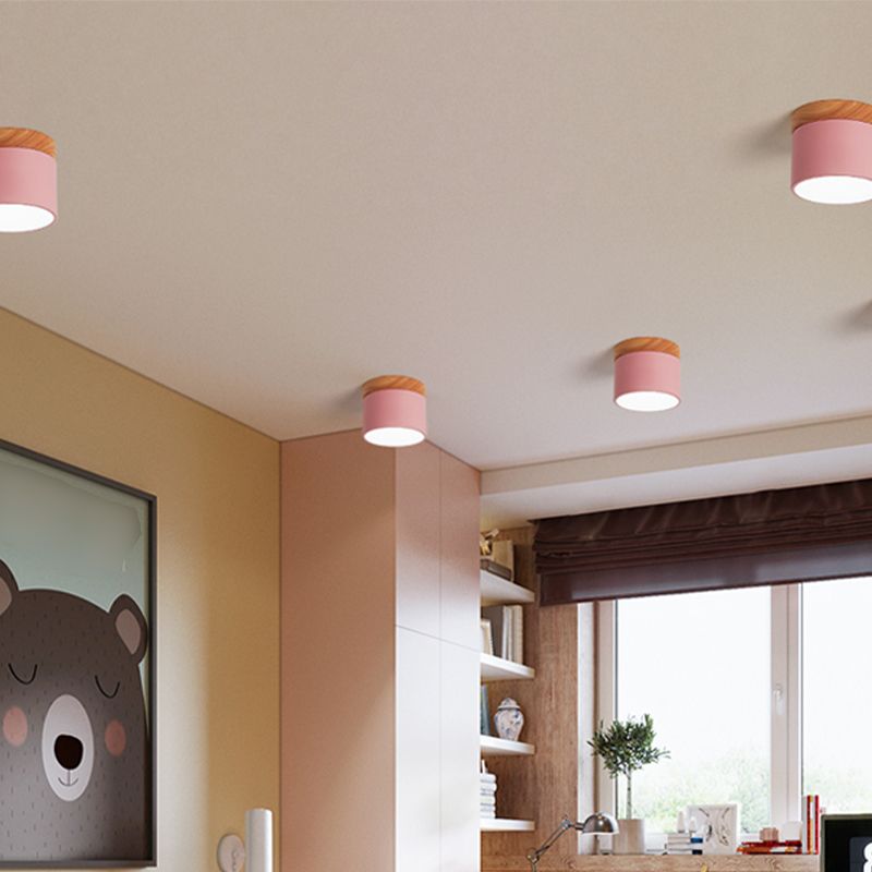 Moderne Macaron Mini Oberfläche Montiert Deckenlampe Wohn-Schlafzimmer LED-Spot-Panel Licht