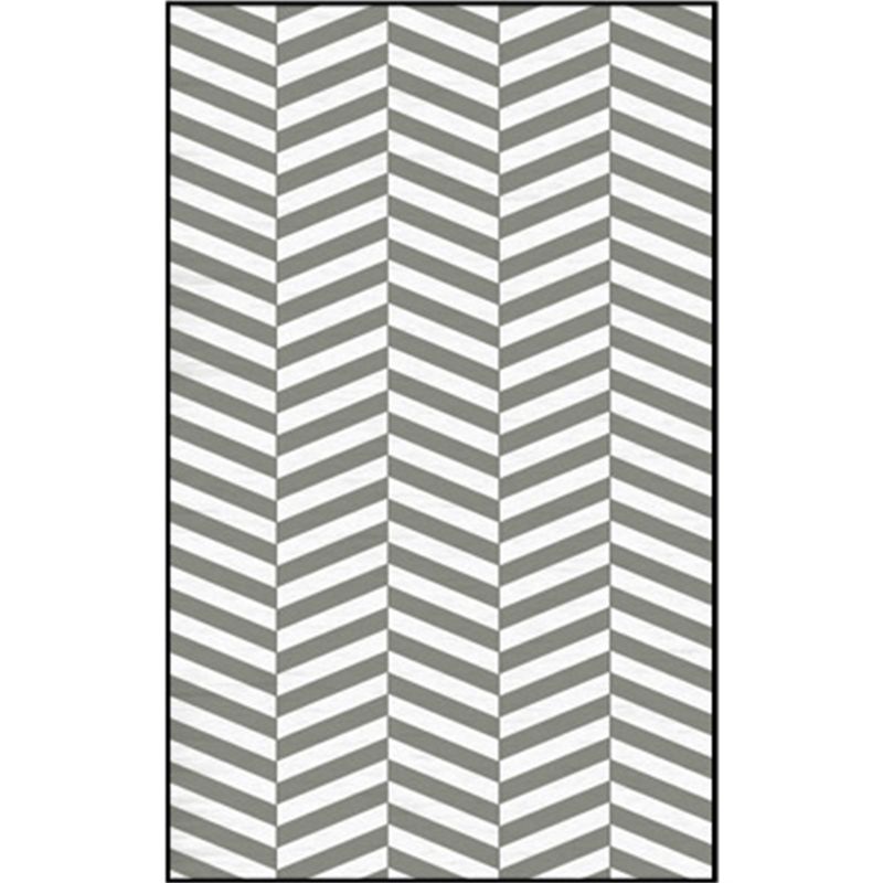 Multi Color Geometric Shapes Rug Polypropylene Contemporary Rug Pet Friendly Washable Anti-Slip Backing Rug for Living Room