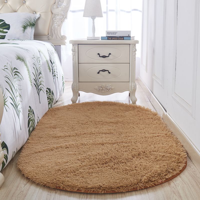 Tendy Shag Area Tapis Simplicity Plain Intérieur tapis intérieur Polyester Anti-Slip Backing Tapis pour décoration intérieure